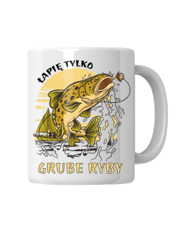 Kubek  Łapię Tylko Grube Ryby - HiPanda! Śmieszne Prezenty z Nadrukami ?