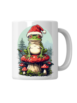 Kubek Żaba w Czapce Mikołaja - HiPanda! Śmieszne Prezenty z Nadrukami ?