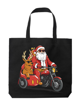 Torba Mikołaj z Wózkiem Bocznym - HiPanda! Śmieszne prezenty z Nadrukami ?