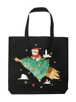 Torba Kot Na Lecącej Choince - HiPanda! Śmieszne prezenty z Nadrukami ?