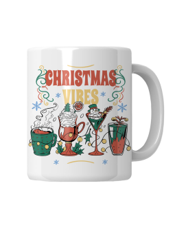 Kubek Napoje Christmas Vibes - HiPanda! Śmieszne Prezenty z Nadrukami ?