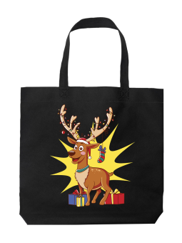 Torba Kreskówkowy Renifer - HiPanda! Śmieszne prezenty z Nadrukami ?