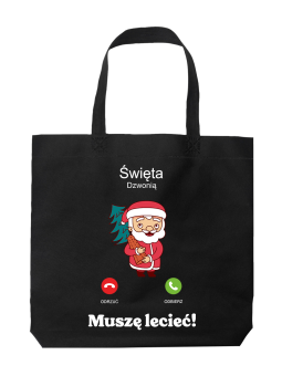 Torba Telefon Święta Dzwonią - HiPanda! Śmieszne prezenty z Nadrukami ?