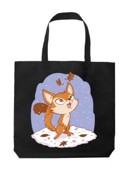 Torba Jesienny Lisek w Śniegu - HiPanda! Śmieszne prezenty z Nadrukami ?