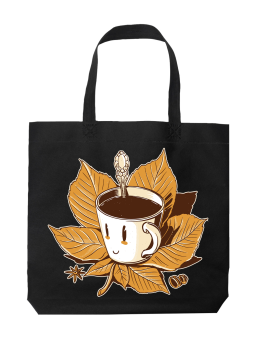 Torba Kawa Na Liściu - HiPanda! Śmieszne prezenty z Nadrukami ?