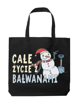 Torba Całe Życie z Bałwanami - HiPanda! Śmieszne prezenty z Nadrukami ?