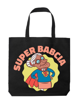 Torba Super Babcia Ilustracja - HiPanda! Śmieszne prezenty z Nadrukami ?