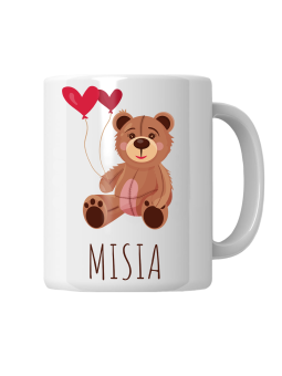 Kubek Misia z Sercem - HiPanda! Śmieszne Prezenty z Nadrukami ?