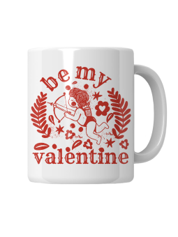 Kubek Be My Valentine - HiPanda! Śmieszne Prezenty z Nadrukami ?