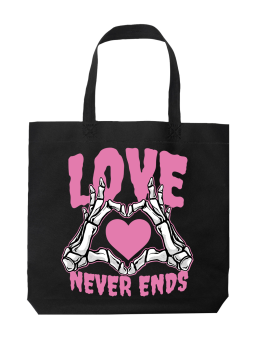 Torba Love Never Ends - HiPanda! Śmieszne prezenty z Nadrukami ?