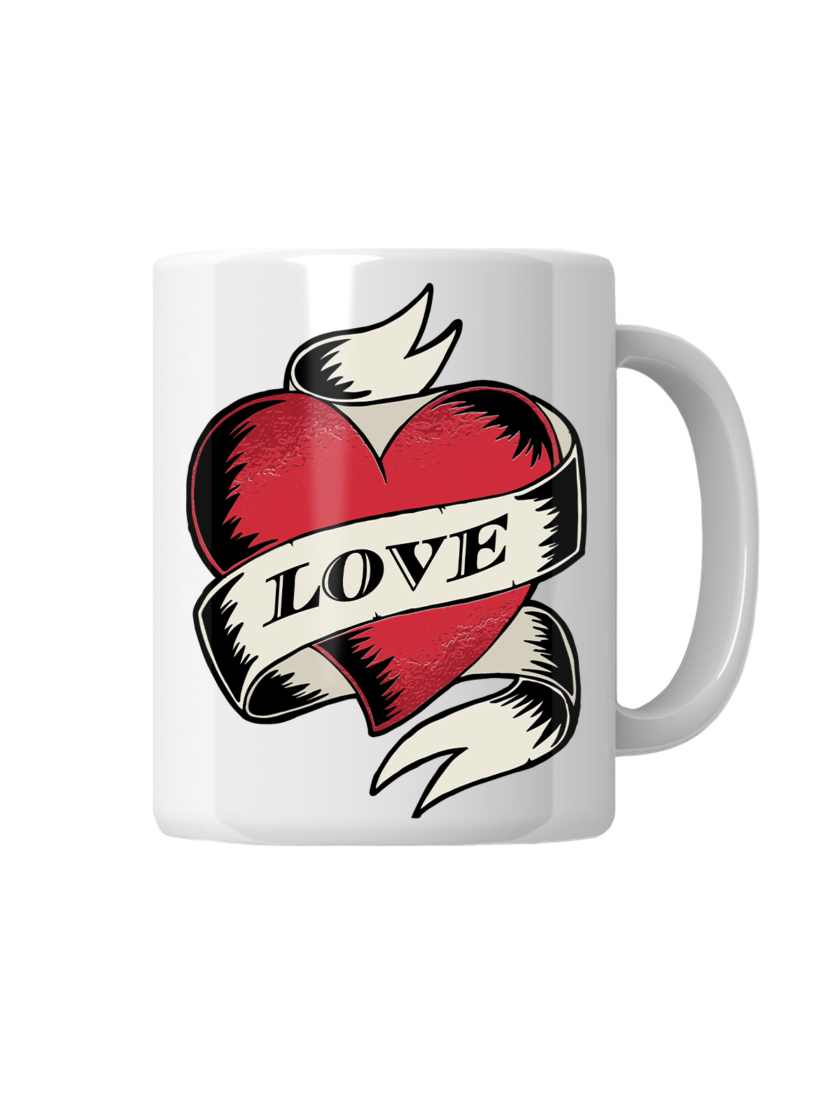 Kubek Love Serce - HiPanda! Śmieszne Prezenty z Nadrukami ?