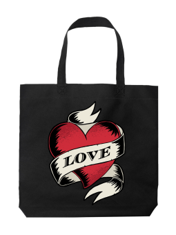 Torba Love Serce - HiPanda! Śmieszne prezenty z Nadrukami ?