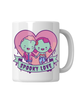 Kubek Spooky Love - HiPanda! Śmieszne Prezenty z Nadrukami ?