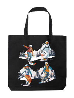 Torba Snowboardziści - HiPanda! Śmieszne prezenty z Nadrukami ?