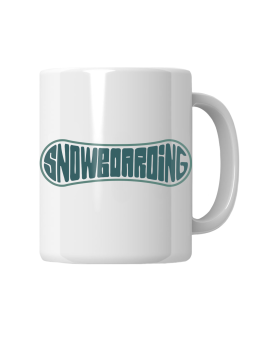 Kubek Snowboarding Napis - HiPanda! Śmieszne Prezenty z Nadrukami ?