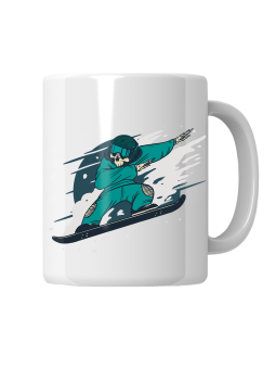 Kubek Snowboard Szkielet - HiPanda! Śmieszne Prezenty z Nadrukami ?