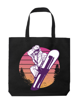 Torba Snowboard Man - HiPanda! Śmieszne prezenty z Nadrukami ?