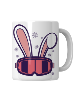 Kubek Snowboard Zając - HiPanda! Śmieszne Prezenty z Nadrukami ?