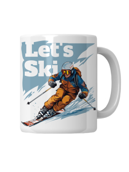 Kubek Let's Ski - HiPanda! Śmieszne Prezenty z Nadrukami ?