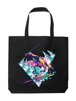 Torba Retro Skiing - HiPanda! Śmieszne prezenty z Nadrukami ?