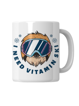 Kubek Vitamin Ski - HiPanda! Śmieszne Prezenty z Nadrukami ?