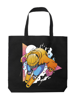 Torba Retro Narciarz - HiPanda! Śmieszne prezenty z Nadrukami ?