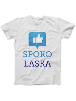 Koszulka Koszulka Damska Spoko Laska Biała - Śmieszne T-Shirty z Nadrukami ?