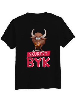 Koszulka Koszulka Męska Skurczybyk Czarna - Śmieszne T-Shirty z Nadrukami ?