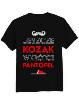 Jeszcze Kozak wkrótce Pantofel - Koszulki na Wieczór Kawalerski ⋆ HiPanda.pl