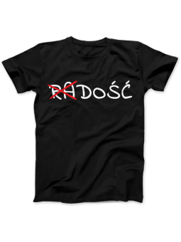 Koszulka Koszulka Damska Dość Czarna - Śmieszne T-Shirty z Nadrukami ?