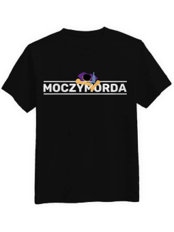 Koszulka Koszulka Męska Moczymorda Czarna - Śmieszne T-Shirty z Nadrukami ?