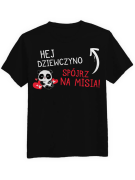 Koszulka Koszulka Męska Spójrz na misia Czarna - Śmieszne T-Shirty z Nadrukami ?