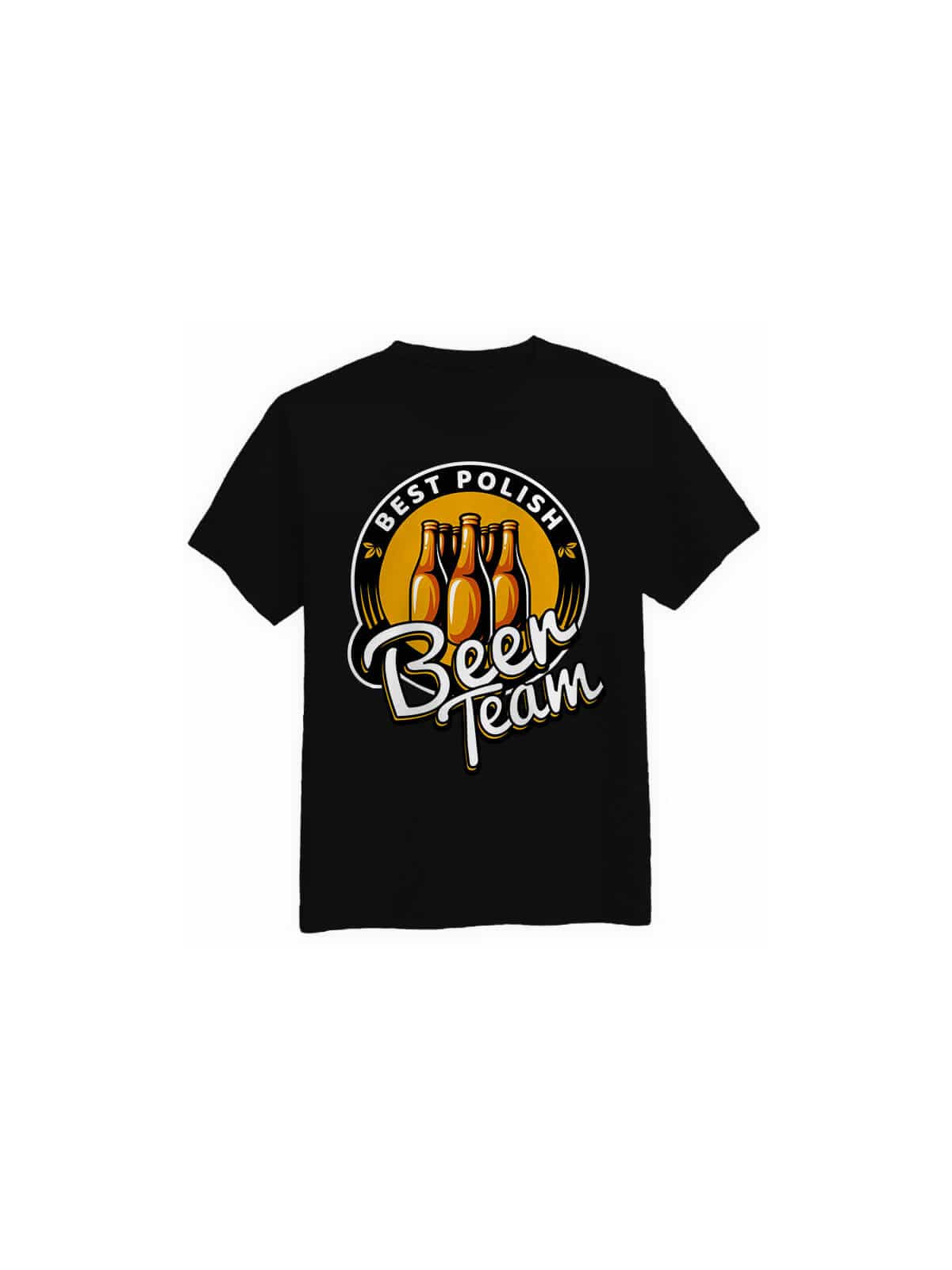 Koszulka Koszulka Męska Best Polish Beer Team Czarna - Śmieszne T-Shirty z Nadrukami ? Koszulka Koszulka Męska Best Polish Beer Team Czarna - Śmieszne T-Shirty z Nadrukami ?