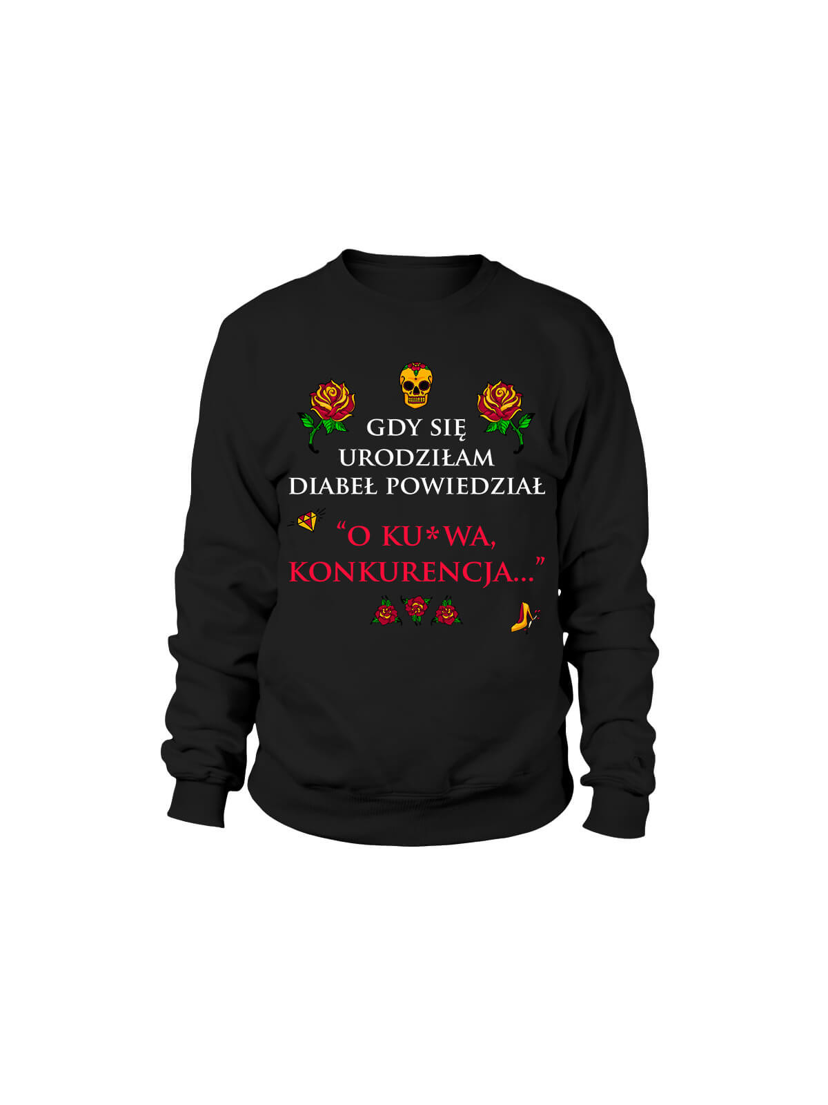 Bluza Damska Diabeł powiedział - Śmieszne T-Shirty z Nadrukami ?