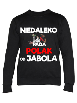 Bluza Męska Niedaleko Pada Polak od Jabola - Śmieszne T-Shirty z Nadrukami ?