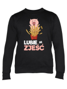 Bluza Męska Lubie se Zjeść - Śmieszne T-Shirty z Nadrukami ?