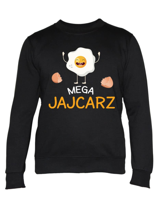 Bluza Męska Mega Jajcarz - Śmieszne T-Shirty z Nadrukami ?