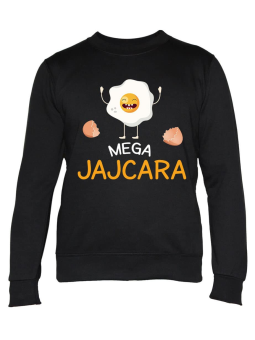 Bluza Damska Mega Jajcara - Śmieszne T-Shirty z Nadrukami ?