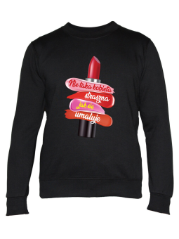 Bluza Damska Nie Taka Kobieta Straszna, Jak Się Umaluje - Śmieszne T-Shirty z Nadrukami ?