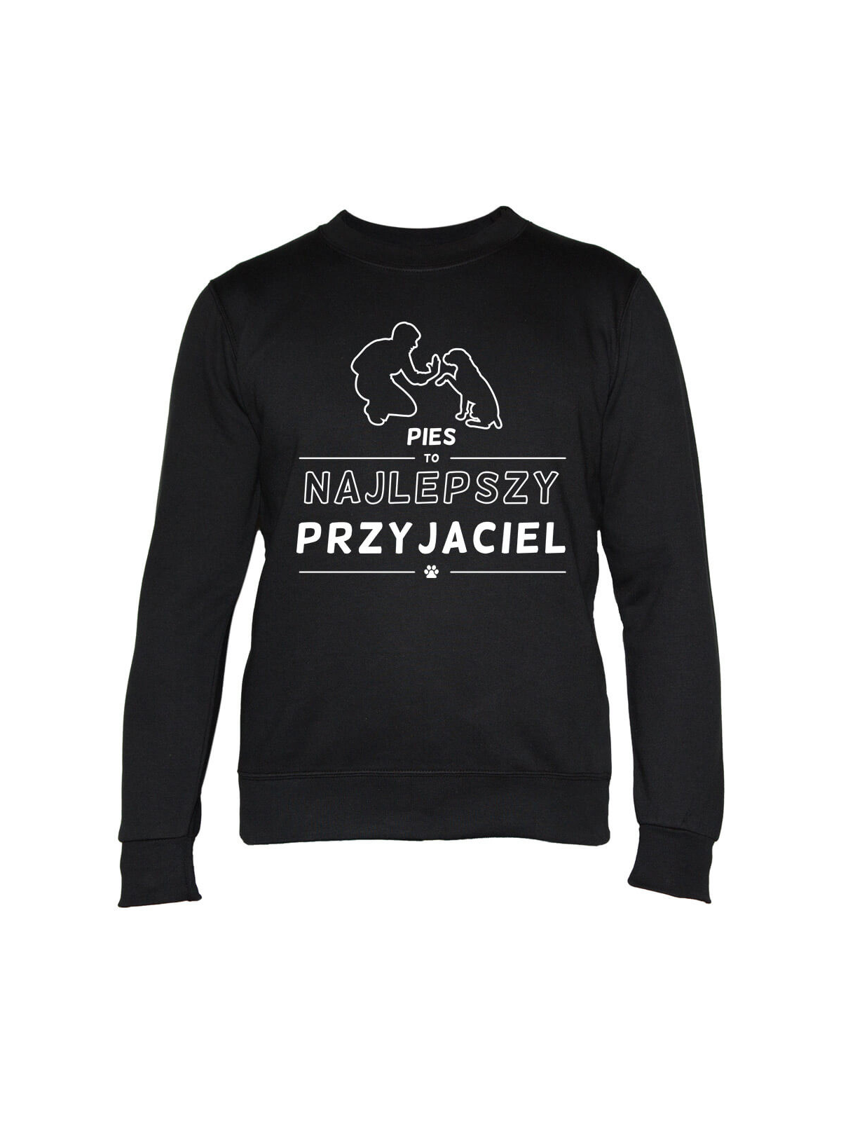 Bluza Damska Pies To Najlepszy Przyjaciel - Śmieszne T-Shirty z Nadrukami ?