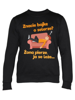 Bluza Męska Bajka o selerze - Śmieszne T-Shirty z Nadrukami ?
