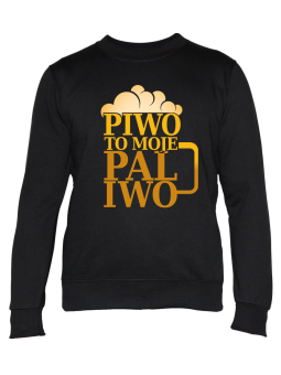 Bluza Męska Piwo To Moje Paliwo - Śmieszne T-Shirty z Nadrukami ?