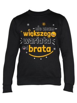 Bluza Męska Nie znam większego wariata od brata - Śmieszne T-Shirty z Nadrukami ?