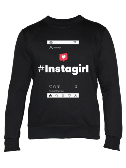 Bluza Damska Instagirl - Śmieszne T-Shirty z Nadrukami ?