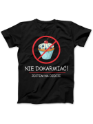 Koszulka Koszulka Damska Jestem na Diecie Czarna - Śmieszne T-Shirty z Nadrukami ?