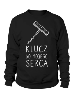 Bluza Damska Klucz do mojego serca - Śmieszne T-Shirty z Nadrukami ?