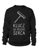 Bluza Damska Klucz do mojego serca - Śmieszne T-Shirty z Nadrukami ?