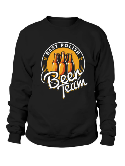 Bluza Męska Best Polish Beer Team - Śmieszne T-Shirty z Nadrukami ?