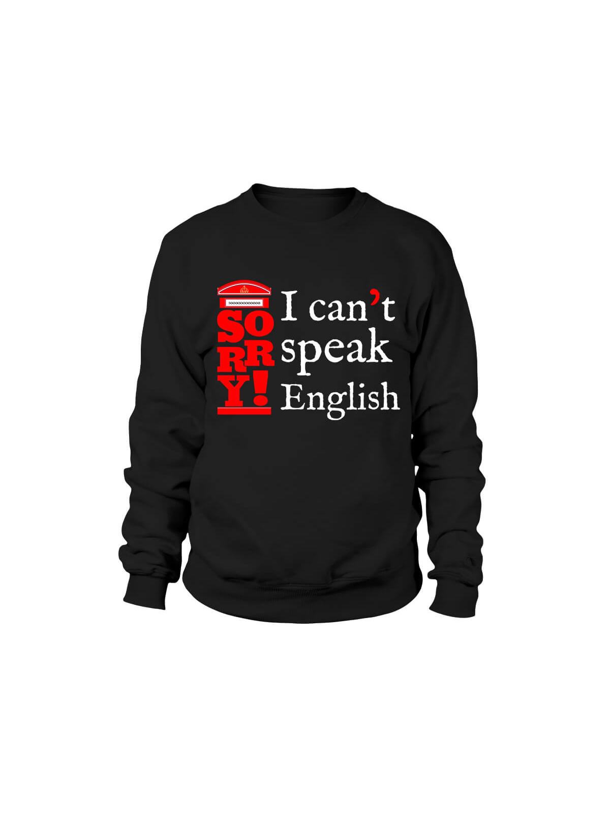 Bluza Damska I can't Speak English - Śmieszne T-Shirty z Nadrukami ?