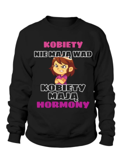 Bluza Damska Kobiety nie mają wad - Śmieszne T-Shirty z Nadrukami ?